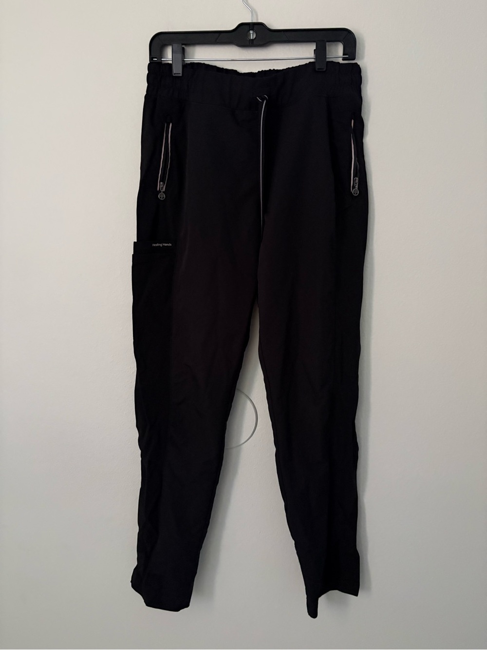 Healing Hands Niko Body Black Jogger Scrub Pants Women’s Size M